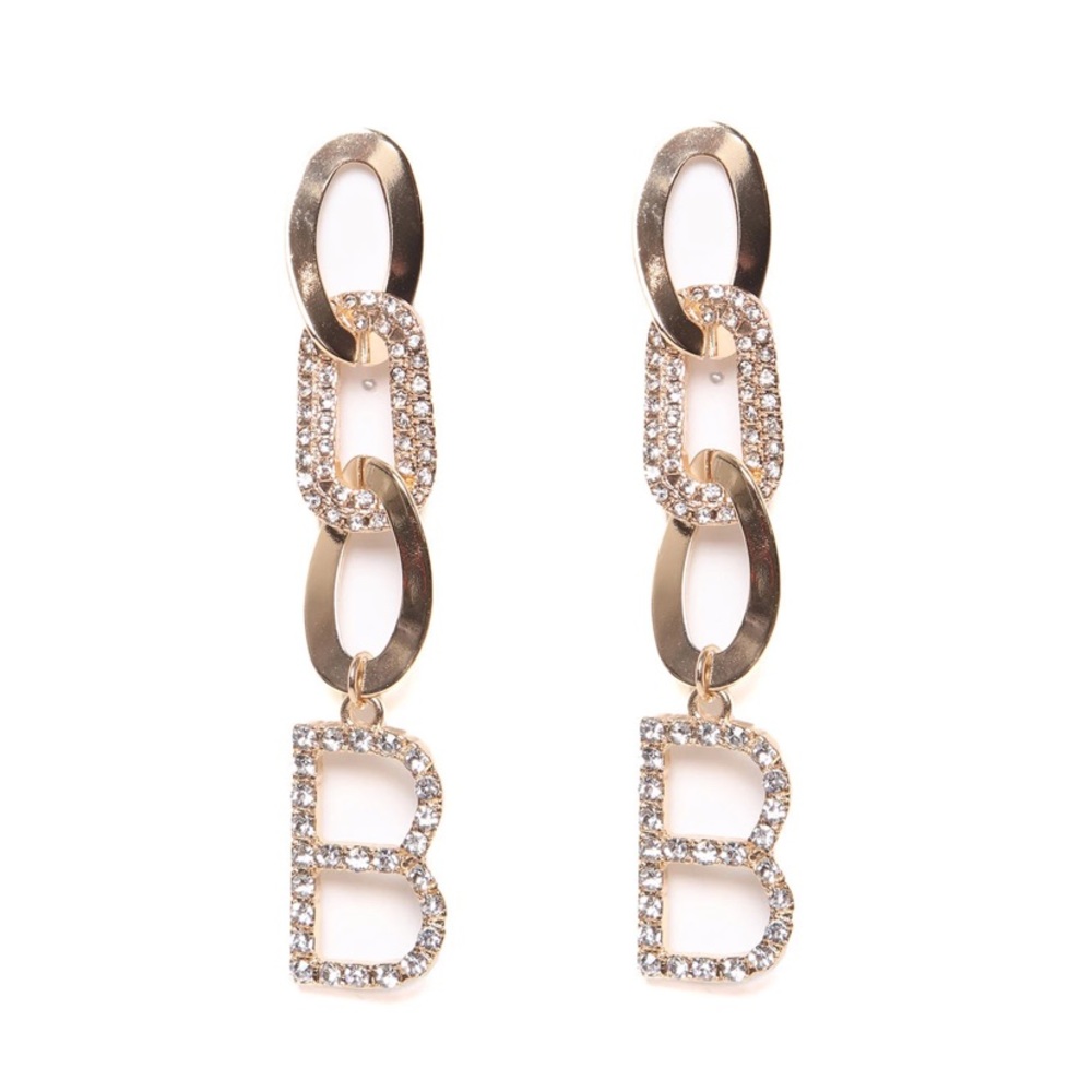 Fashion Nova ‘B’ Initial Earrings